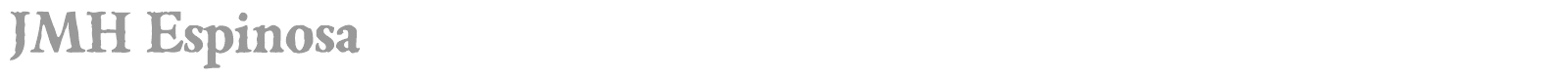 JMH Espinosa Ornaments font preview